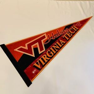 Tag Express Virginia Tech VT Hokies Retro Logo 30" Pennant Flag